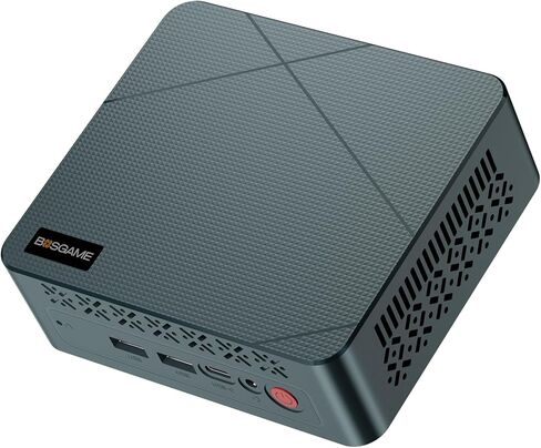 BOSGAME E2 Mini PC, AMD Ryzen 5 3500U (up to 3.7GHz), 16GB DDR4 RAM 512GB NVMe SSD, Desktop Computer 4K Triple Display via Dual HDMI & USB-C, WiFi 5, BT 5.0, Small Form Factor Business Office PC in Saudi Arabia