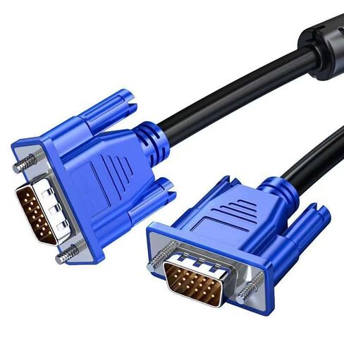 VGA Cable 1.5M Video Display Cable for Computer Monitor Projector and Desktop Connection in Saudi Arabia