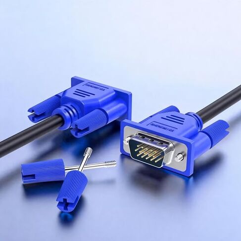 VGA Cable 1.5M Video Display Cable for Computer Monitor Projector and Desktop Connection in Saudi Arabia