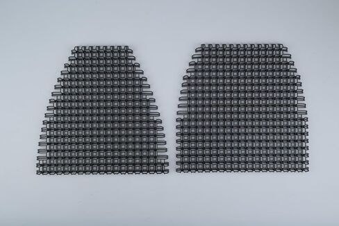 2-piece Ventilated Cooling Pads, 11.49x11.81 inches, Breathable mesh Lining, Customizable Plastic Pads with Elastic Cords.Helps Increase air Circulation Under Tactical Gear in Saudi Arabia