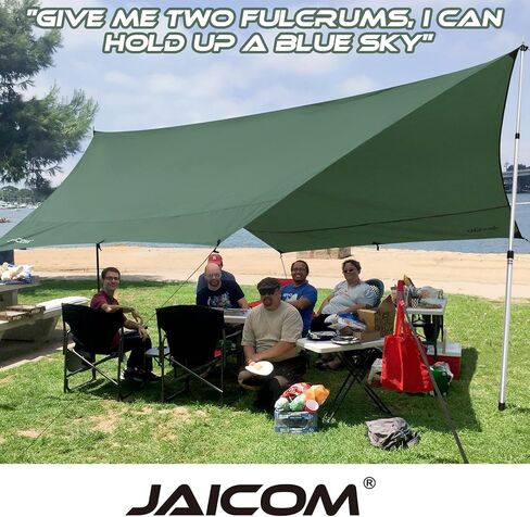 JAICOM أعمدة قماش القنب القابلة للتعديل، أعمدة خيمة للتخييم، مجموعة من 2، 7'6" أعمدة تصغير لقماش القنب، والمأوى، والمظلة، والخيمة، والمظلة، والمشي لمسافات طويلة، وذبابة المطر الأرجوحة in Kuwait