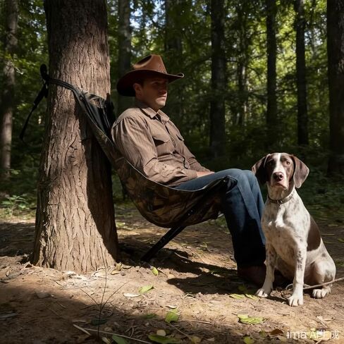 Portable Hunting Chair, Low Down Hunting seat, Turkey Hunting Gear, Hammock Chair for Deer, Hunting Essentials in Saudi Arabia