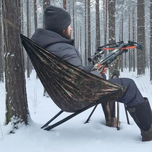 Portable Hunting Chair, Low Down Hunting seat, Turkey Hunting Gear, Hammock Chair for Deer, Hunting Essentials in Saudi Arabia