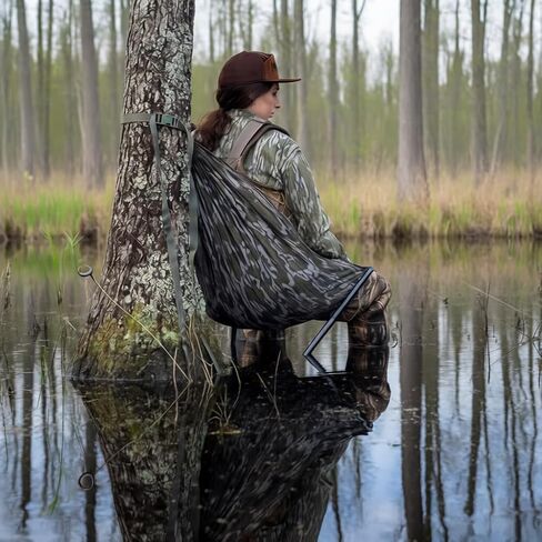 Portable Hunting Chair, Low Down Hunting seat, Turkey Hunting Gear, Hammock Chair for Deer, Hunting Essentials in Saudi Arabia