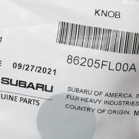 سوبارو 2019-2022 أسنت 2017-2023 إمبريزا مقبض تحكم راديو أسود وفضي 86205FL00A أصلي OEM in Kuwait