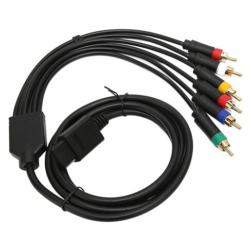 Vikye Soft Stable RGB RGBS Component AV Cable Cord for Gaming Consoles, 4 BNC Heads Included, CRT Monitor Only in Saudi Arabia