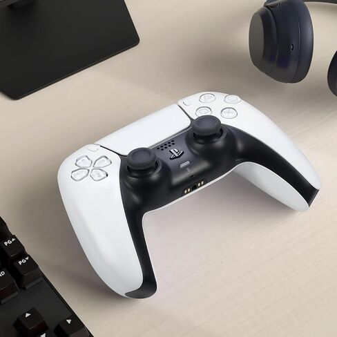 10 قطع من أغطية قبضة عصا التحكم البديلة لجهاز تحكم PS4 PS5 - نفس النمط مثل الأصلي - أجزاء ملحقات عصا الإبهام غير القابلة للانزلاق لجهاز Dualshock 4، Dual Sense، Dualsense Edge in Kuwait