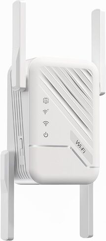 2026 Best WiFi Extender Signal Booster, Internet Extender Covers Up to 13389 Sq.ft for Home, Long Range WiFi Repeater with Ethernet Port, Wireless Router Amplifier Easy Setup,Wide Compatibility in Kuwait