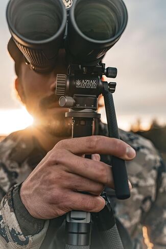 رأس Aziak Equipment Vantage Pan Head - رأس حامل ثلاثي الأرجل خفيف الوزن ومتين للزجاج السلس والتسجيل من حامل ثلاثي الأرجل. in Kuwait