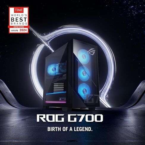 كمبيوتر مكتبي للألعاب ASUS ROG G700 (2026)، ومعالج Intel® Core™ Ultra 7 265KF، وNVIDIA® GeForce RTX™ 5070، و1 تيرابايت M.2 NVMe™ PCIe® 4 SSD، وذاكرة الوصول العشوائي DDR5 سعة 32 جيجابايت، ونظام التشغيل Windows 11 Home، G700TF-AB776 in Saudi Arabia