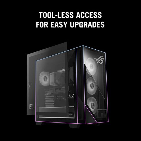 كمبيوتر مكتبي للألعاب ASUS ROG G700 (2026)، ومعالج Intel® Core™ Ultra 7 265KF، وNVIDIA® GeForce RTX™ 5070، و1 تيرابايت M.2 NVMe™ PCIe® 4 SSD، وذاكرة الوصول العشوائي DDR5 سعة 32 جيجابايت، ونظام التشغيل Windows 11 Home، G700TF-AB776 in Saudi Arabia