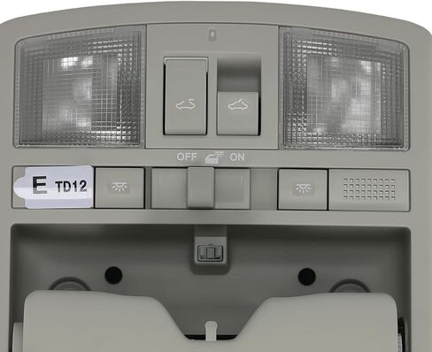 Overhead Console Reading Light compatible for Mazda 2009-2013 GS4C-69-970D-75 Yellow ABS in Saudi Arabia