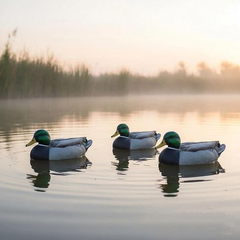 Premium Duck Decoys, Realistic Plastic Hunting Set – Lifelike Waterfowl Decoys for Effective Hunting & Garden Decor, Durable & Easy to Carry in Saudi Arabia