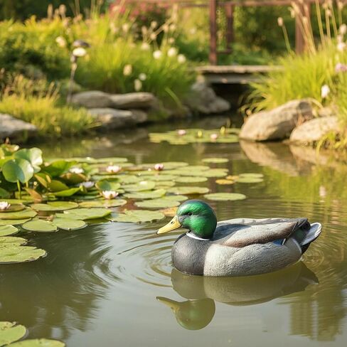 Premium Duck Decoys, Realistic Plastic Hunting Set – Lifelike Waterfowl Decoys for Effective Hunting & Garden Decor, Durable & Easy to Carry in Saudi Arabia