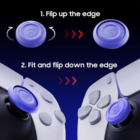 Thumb Grips for PS5, PS4, Nintendo Switch Pro Controller - Joystick Caps Analog Stick Cap for Anti-Slip Anti-Scratch Silicone Controller Accessories, 3 Pairs (6-Pack) in Saudi Arabia