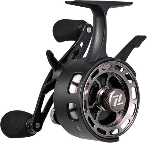 HUIOP Ice Fishing Reels 3.2:1 Gear Ratio Ultra Smooth 3+1 Ball Bearings Fishing Reel in Saudi Arabia