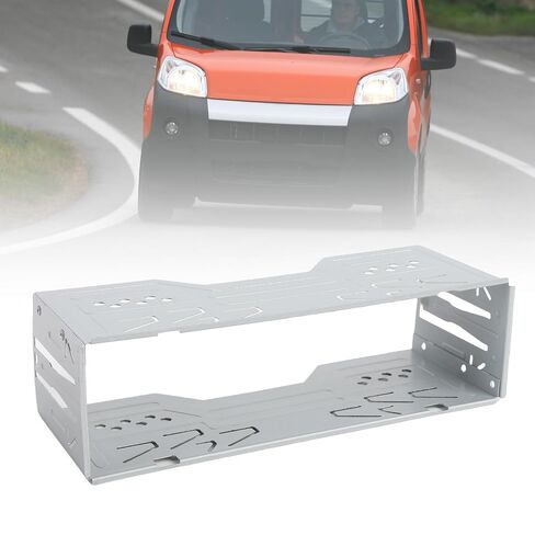 Universal ISO 1DIN Car Stereo Radio Installation Cage Metal Mounting Bracket Holder for Single Din Stereo Systems 178mm x 50mm x 68mm in Saudi Arabia