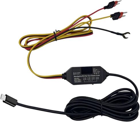 Professional 3 Wire Vehicle Recorder Mounting Set with Engine Detection and Metal Connectors for Consistent Power Vehicle Battery Monitor Cable in Saudi Arabia