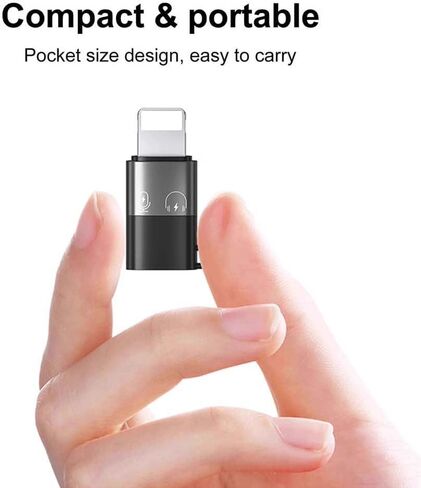 iMusk 2 Pack for DJI Mic Mini/DJI Mic 3 RX Phone Audio Adapters for iPhone 14 13 12 11 Connector with Two Lanyards in Saudi Arabia