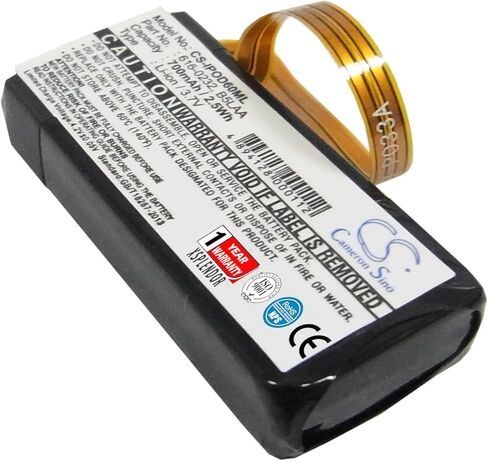 XPS 700mAh Replacement Battery for Apple iPod Video 60G, iPod Video 80G 120GB 160GB PN 616-0232, B5LAA, B6DAH, 696-0106 in Saudi Arabia