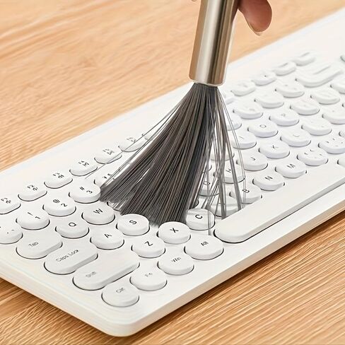 Multi-Function Long Handle Cleaning Brush – Stainless Steel with Solid Grip, Hanging Design for Bathroom, Kitchen & Furniture Cleaning in Saudi Arabia