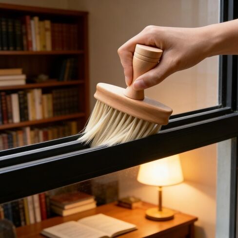 2Pcs Plastic Multi-Purpose Cleaning Brush, Durable Bristles Easy-Grip Household Scrub Brush for Kitchen, Window, Desk, Bathroom & Hotel in Saudi Arabia