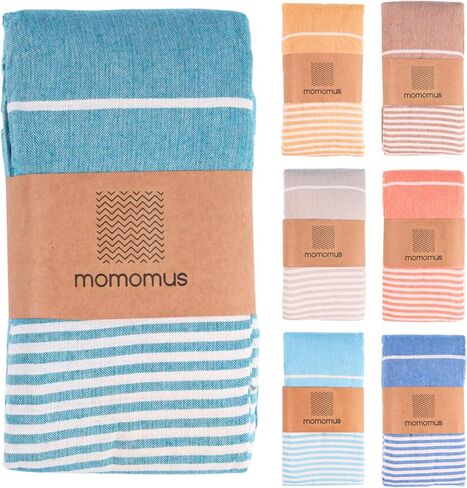 Extra Large Turkish Beach Towel Style – 100% Cotton, Sand-Free Comfort | Oversized Beach Towel – Sandproof Beach Blanket – Big Beach Mat - Outdoor Picnic Blanket (Sea Green, 83x94 in) in Saudi Arabia