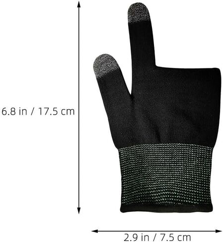 GALPADA 4pairs Breathable Finger Gloves for Gaming Highly Sensitive Touchscreen Sleeves for Mobile Gamers Cycling and Billiards of Comfortable Knit Finger Thimbles in Saudi Arabia