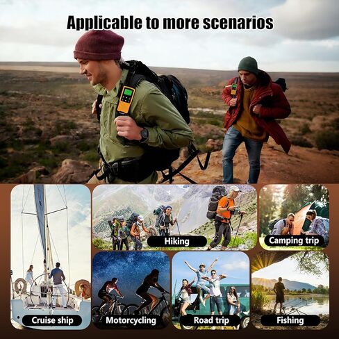 2pcs/Pack Handheld Walkie Talkies with Acoustic Tube Headset, 22 FRS Channels, Weather Alert, LED Flashlight, Long Range Two Way Radios for Hiking Camping Equipment, Portable Radio Station for Kids in Saudi Arabia