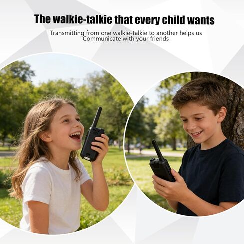 2pcs/Pack Handheld Walkie Talkies with Acoustic Tube Headset, 22 FRS Channels, Weather Alert, LED Flashlight, Long Range Two Way Radios for Hiking Camping Equipment, Portable Radio Station for Kids in Saudi Arabia