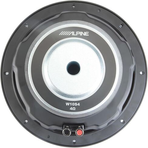 Alpine Compatible with 1987-2006 Jeep Wrangler YJ TJ Sealed Dual 10" W10S4 Loaded Subwoofer Stereo Sub Box Enclosure Car Audio Bundle 500W RMS 4 Ohm in Saudi Arabia