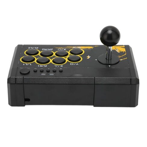 Lazimin Arcade Fight Stick، وحدة تحكم ألعاب سلكية USB، وحدة تحكم قتالية أركيد قديمة، التوصيل والتشغيل، دعم وظيفة Turbo، تنطبق على PS3، PS4، للتبديل، الكمبيوتر الشخصي in Saudi Arabia