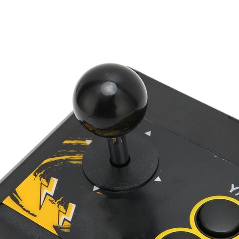 Lazimin Arcade Fight Stick، وحدة تحكم ألعاب سلكية USB، وحدة تحكم قتالية أركيد قديمة، التوصيل والتشغيل، دعم وظيفة Turbo، تنطبق على PS3، PS4، للتبديل، الكمبيوتر الشخصي in Saudi Arabia