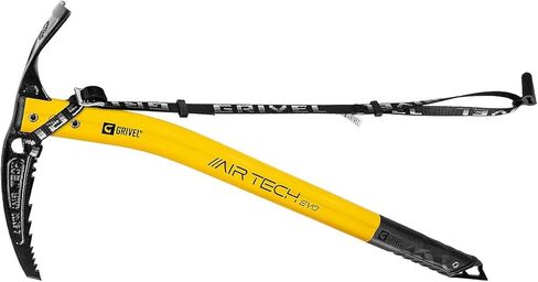 فأس الجليد Grivel Air Tech EVO مع مقود طويل Evo - رأس فولاذي مشكل على الساخن وعمود G-Bone لتسلق الجبال الكلاسيكي والتقني in Kuwait