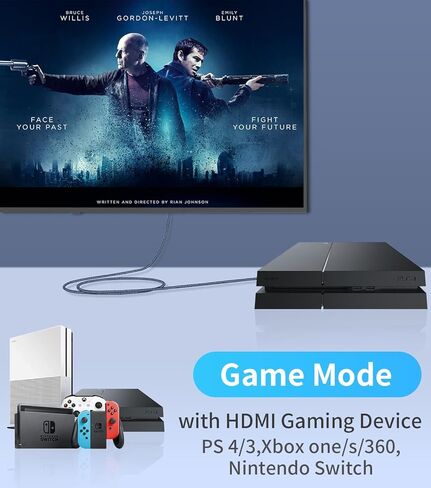 محول HDMI إلى DisplayPort 4K@60 هرتز، مصدر HDMI إلى محول شاشة DP، دعم HDR، HDMI 2.0 إلى DP 1.2، يعمل بمنفذ USB، كابل 3.3 قدم/1 متر، أحادي الاتجاه، متوافق مع الشاشة، PS5، Xbox، الكمبيوتر الشخصي، NS 2 in Kuwait