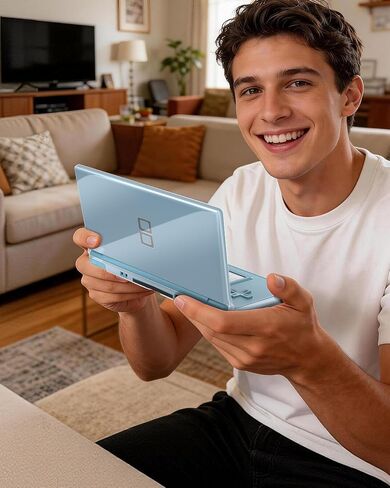 حافظة حماية شفافة لجهاز Nintendo DS Lite - غطاء صلب للكمبيوتر الشخصي مع واقيات شاشة مزدوجة ومجموعة التثبيت - مجموعة حماية الكل في واحد، مصممة لجهاز DS Lite فقط - ليست أفلام زجاجية مقسى in Kuwait