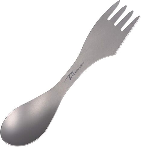 Titanium Spork 3in1 for Camping, Hiking, Fishing and Any Outdoor Activities in Saudi Arabia