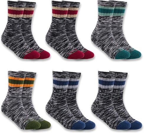 Carhartt boys Midweight Camp Crew Sock 6 Pack in Saudi Arabia