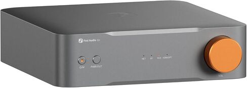 Fosi Audio S3 HiFi Music Streamer DAC Preamp, AK4493SEQ DAC Wi-Fi 6 Bluetooth 5.3, Digital Transport with XLR Balanced/Optical/Sub Out/HDMI eARC, AirPlay 2 Spotify Connect Tidal, 5-Band EQ in Saudi Arabia