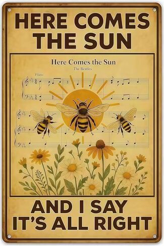 HEY JUDE TAKE A SAD SONG AND MAKE IT BETTER - Vintage Metal Tin Signs The Beatles Poster Gifts Wall Art Bird Signs 8 X 12 Inch in Saudi Arabia