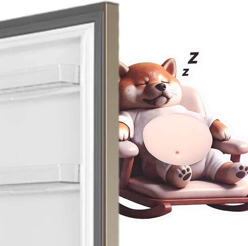 4Pcs Cartoon 3D Dog Belly Stickers Squeezable Decorative Mobile Phone Decoration Sticker Home Decor in Saudi Arabia