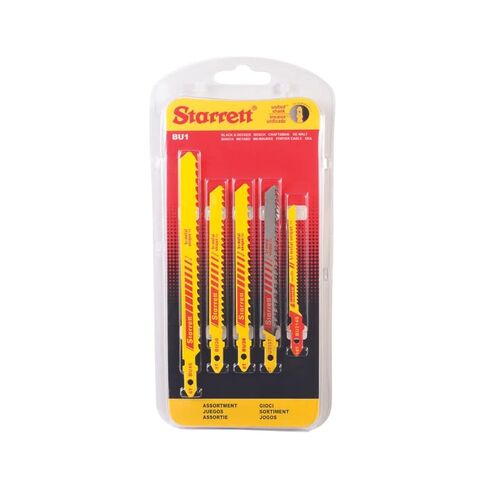 مجموعة شفرات منشار الرقصة Starrett ثنائية المعدن الفريدة ذات الساق المتعددة المتنوعة - مثالية للمحترفين والذين يقومون بذلك بنفسك - تتضمن BU46، BU310T، BU214، BU224S وBU232 - BU2 in Saudi Arabia