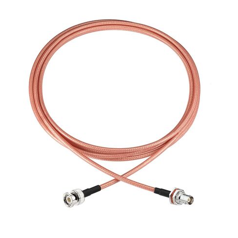 Eightwood BNC Female Bulkhead to BNC Male RG400 Coax Extension Cable 9.8 Feet for CB Amateur VHF UHF Ham Radio, Scanner Antenna, Oscilloscope, Wireless Microphone System in Saudi Arabia