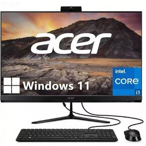 كمبيوتر مكتبي آيسر أسباير C24 الكل في واحد | شاشة FHD IPS 120 هرتز مقاس 23.8 بوصة | Intel Core i3-1305U (حتى 4.5 جيجا هرتز) | ذاكرة وصول عشوائي (RAM) سعة 16 جيجابايت | SSD سعة 512 جيجابايت | Office 365 للويب | لوحة مفاتيح وماوس سلكية | Wi-Fi 6 in Kuwait