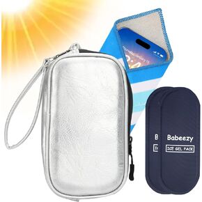 Thermal Phone Cooling Pouch for Beach & Pool iPhone Cooling Bag with 2 Reusable Gel Packs Prevent Overheating Phone Cooler Bag for Summer Heat in Saudi Arabia