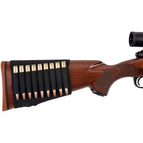 Allen Elastic Buttstock Shell Holder Black for Rifles, One Size in Saudi Arabia