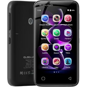 160GB MP3 Player with Bluetooth 5.0 and WiFi, Music Player with Spotify, Audible, Amazon Music, Pandora, Libby, Spotify Kids, 4" Touchscreen Android MP4 Player with HiFi Sound (Glossy Black) in Saudi Arabia