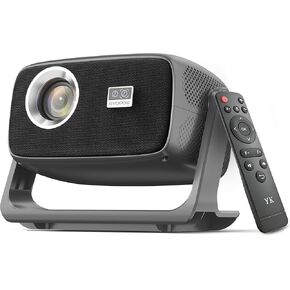 [Built in APP & Auto Focus] Native 1080P 4K Support Projector with Bluetooth 5.4 and Wifi 6 Portable Full HD, 180° Ceiling Rotation, Auto Keystone Real 560 ANSI Movie Projector for Bedroom, Outdoor in Saudi Arabia