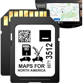 2026 Navigation SD Card for USA/Canada/Mexico, 2026 Latest GM Vehicles Navigation SD Card Map Compatible with Buick, Cadillac, Chevrolet, GMC, 2019-2024, Part 8571 3512 in Kuwait