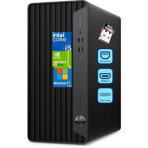 كمبيوتر مكتبي HP ProDesk 600 Microtower Business، ذاكرة وصول عشوائي DDR4 سعة 8 جيجابايت، محرك أقراص PCIe SSD سعة 256 جيجابايت، Intel 6-Core i5-10400F، GeForce GT 610 2GB، محول WiFi، RJ45، HDMI، منفذ DVI-I، VGA، Type-C، Windows 11 Pro in Kuwait